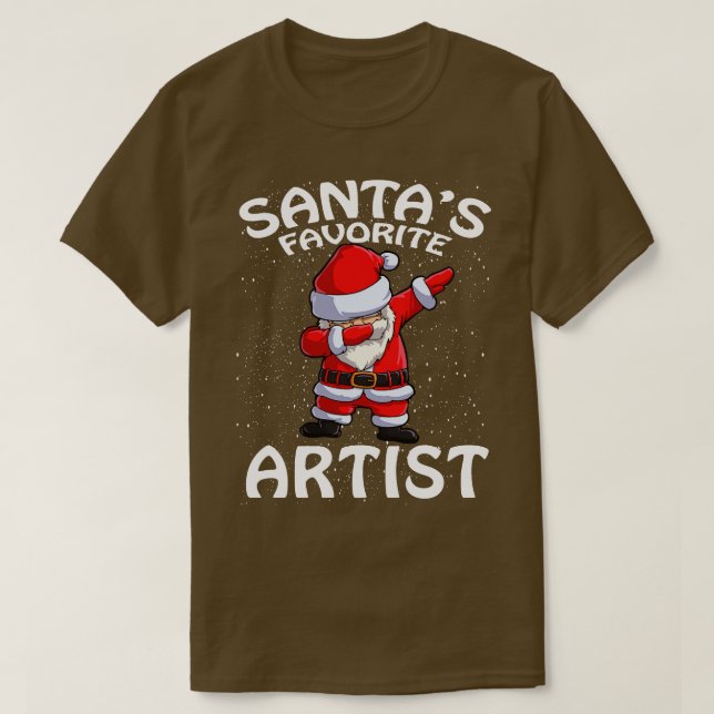 Camiseta Navidades de artistas favoritos de amigos (Diseño del anverso)