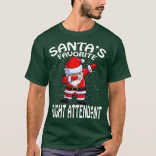 Camiseta Navidades de asistentes de vuelo favoritos de Sant