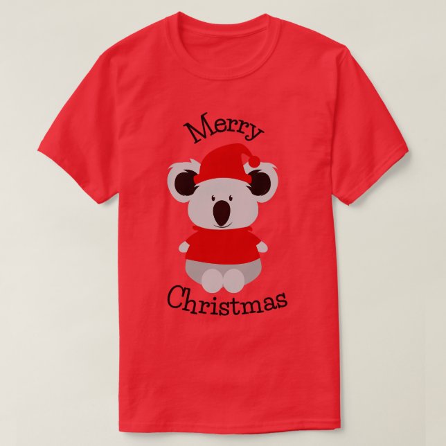 Camiseta Navidades de Aussie Koala (Diseño del anverso)
