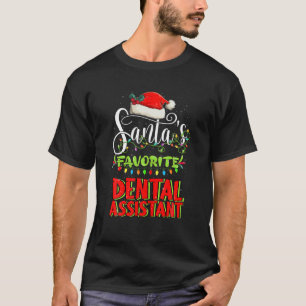 Camiseta Navidades de Auxiliar Dental Favorito de los Amigo