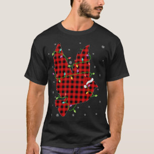 Camiseta Navidades de aves de corral de búfalo a juego con