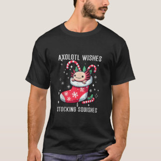 Camiseta Navidades de Axolotl Funny Stocking Cute Kawaii Ax