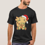 Camiseta Navidades de Axolotl Merry Christmas Winter Axolot<br><div class="desc">Axolotl Merry Christmas Winter Axolotls Navidades 3</div>