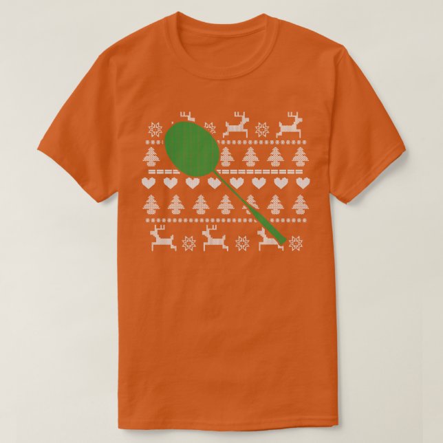 Camiseta Navidades de Badminton (Diseño del anverso)