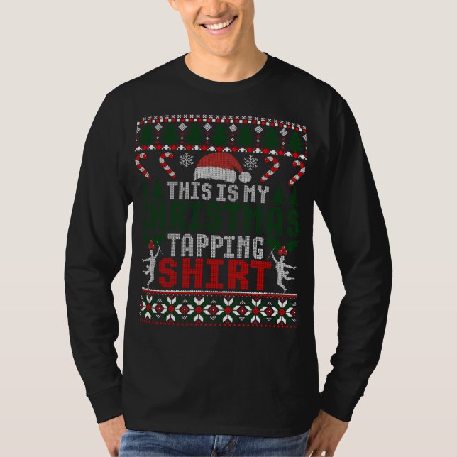 Camiseta Navidades De Baile Tap Paso Bailarín Salón De Bail (Anverso)