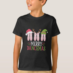 Camiseta Navidades de bailes de cerezos ballet zapatillas b