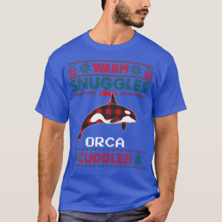 Camiseta Navidades de ballenas orcas sudan Navidades feos d