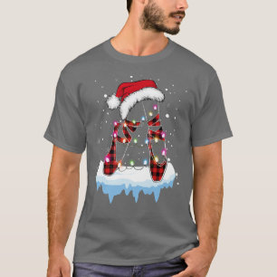 Camiseta Navidades de ballet Shoes Luces Santa Ballerina Pa