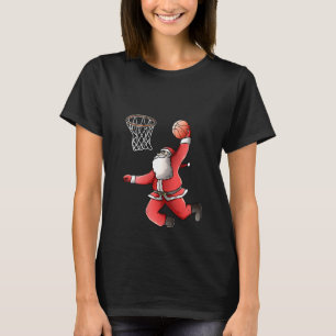 Camiseta Navidades de baloncesto femenino de Santa  Dunk Gu