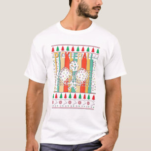 Camiseta Navidades de baloncesto Pickle Ball Navidades feos