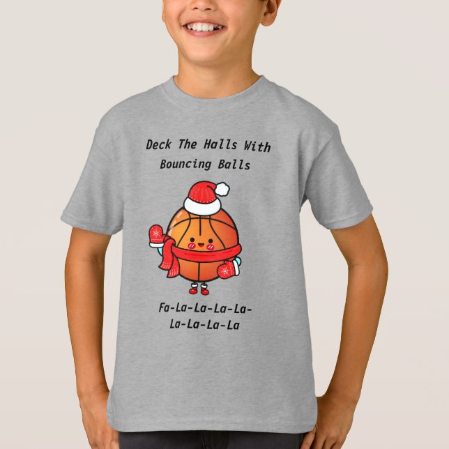Camiseta Navidades de Baloncesto Whimsy (Anverso)