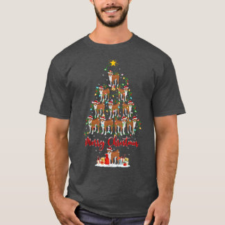 Camiseta Navidades de Basenji Dog Lover