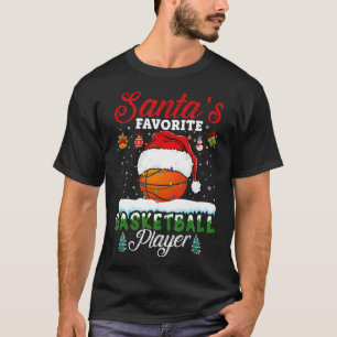 Camiseta Navidades De Básquetbol Favorito De Santa Sede