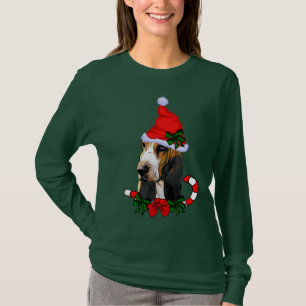 Camiseta Navidades de Basset Hound Lovers