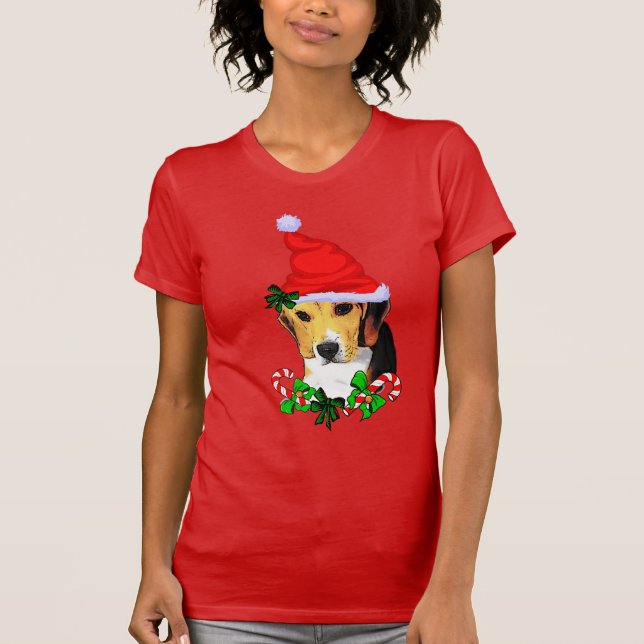 Camiseta Navidades de Beagle Lovers (Anverso)