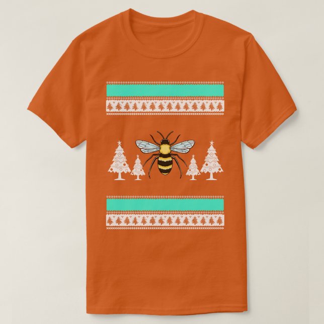 Camiseta Navidades de Bee Ugly (Diseño del anverso)