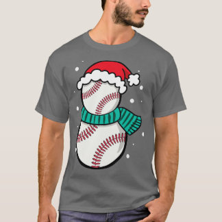 Camiseta Navidades de Béisbol Santa Hat