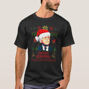 Camiseta Navidades de Bernie Sanders Merry Bernmas