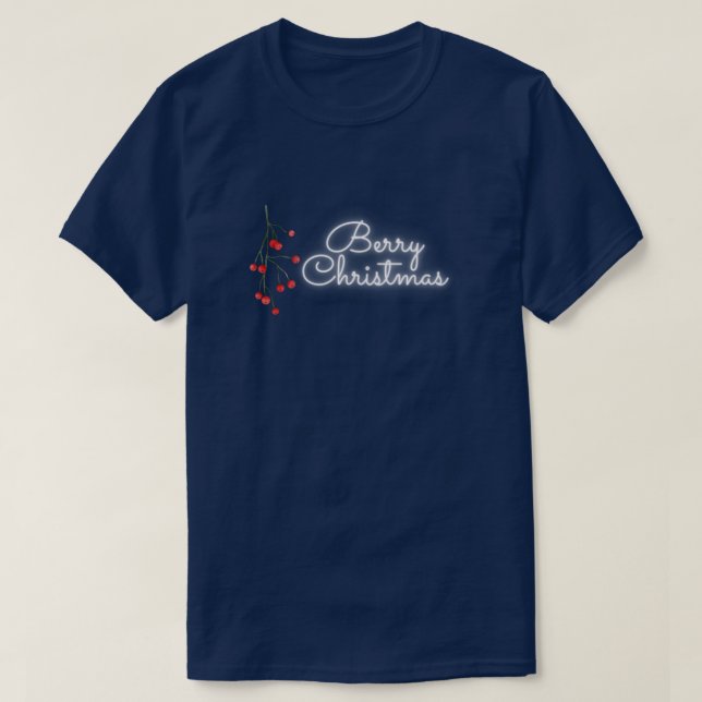 Camiseta Navidades de Berry (Diseño del anverso)