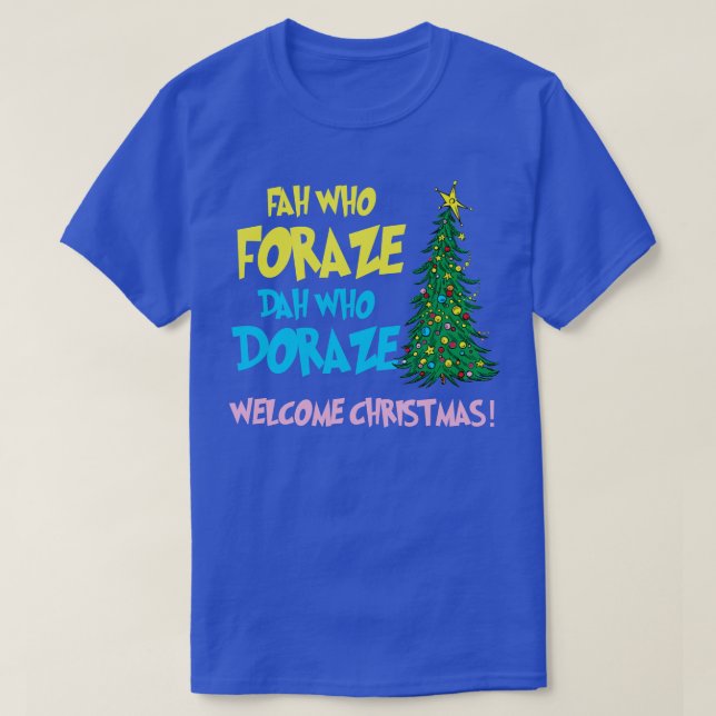 Camiseta Navidades de bienvenida (Diseño del anverso)
