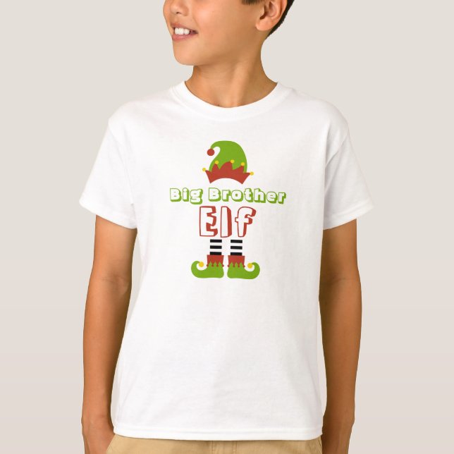 Camiseta Navidades de Big Brother Elf Xmas Cute T-Shirt (Anverso)
