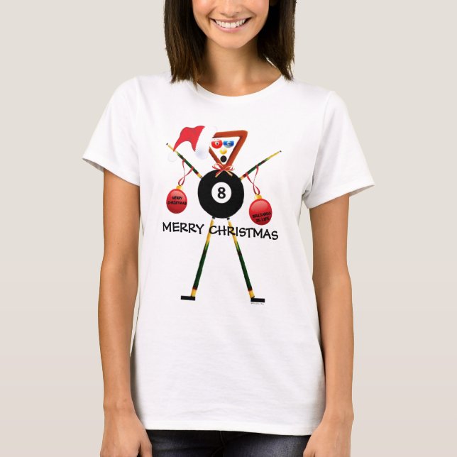 Camiseta Navidades de Billiards (Anverso)