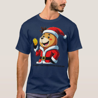 Camiseta Navidades de Bitcoin