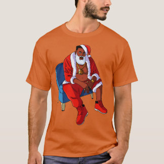 Camiseta Navidades de Black Santa Claus Gangster 6