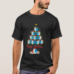 Camiseta Navidades de Bluebird Xmas Lighting Santa Bluebird