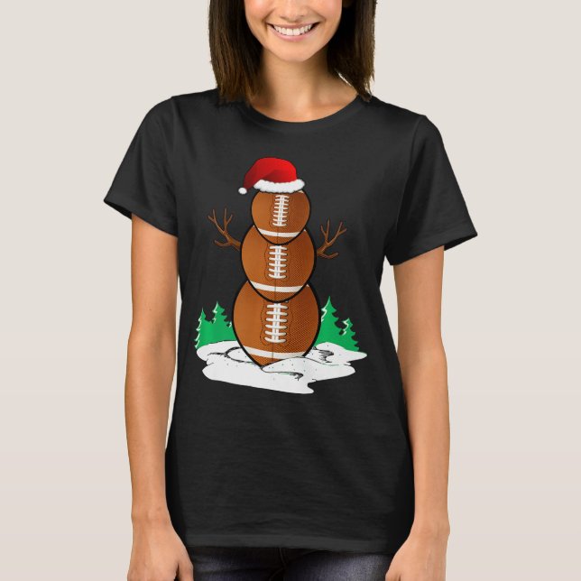 Camiseta Navidades de bolas de nieve de Pajama regalos a ho (Anverso)