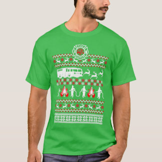 Camiseta Navidades de bomberos