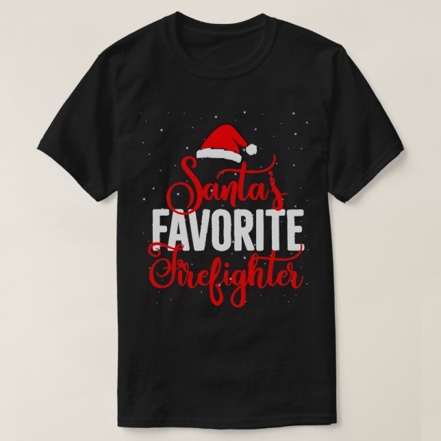 Camiseta Navidades de bomberos favoritos de los amigos (Diseño del anverso)