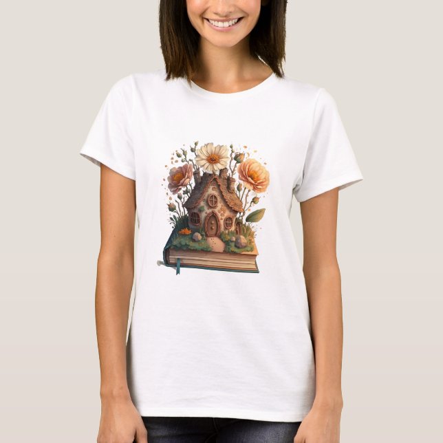 Camiseta Navidades de Bookmas de Book Lover Merry (Anverso)