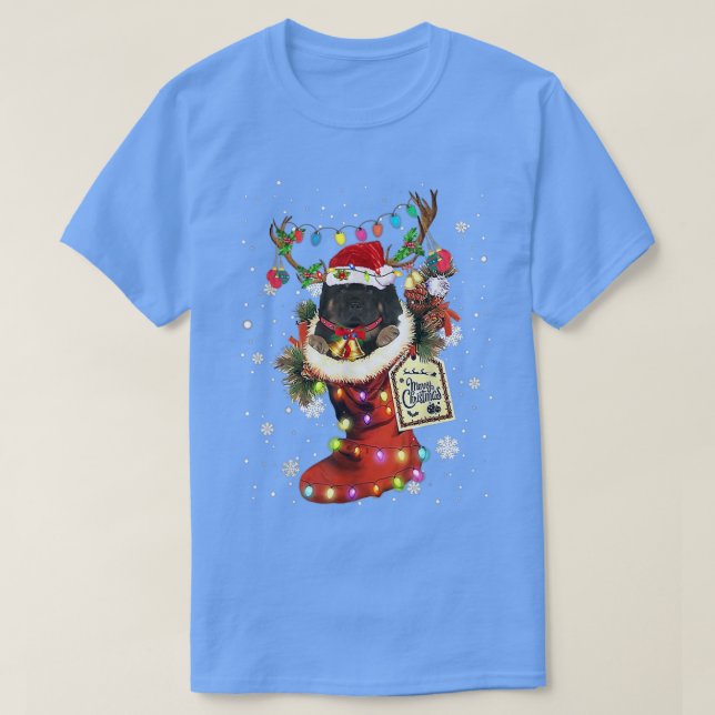 Camiseta Navidades de botes de navidad tibetanos se burlan  (Diseño del anverso)