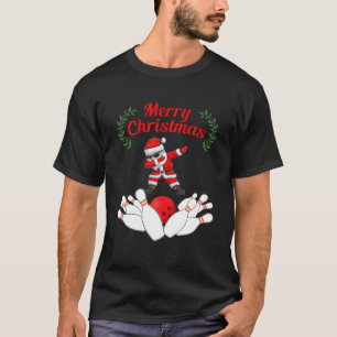 Camiseta Navidades de Bowling Santa Claus