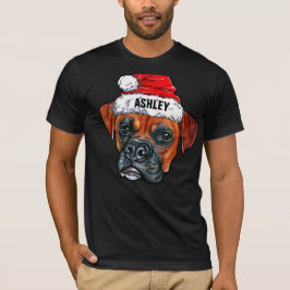 Camiseta Navidades de boxeador lindo Gorra perro grande