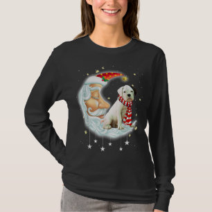 Camiseta Navidades de Boxer Cute Moon Santa Xmas Perro