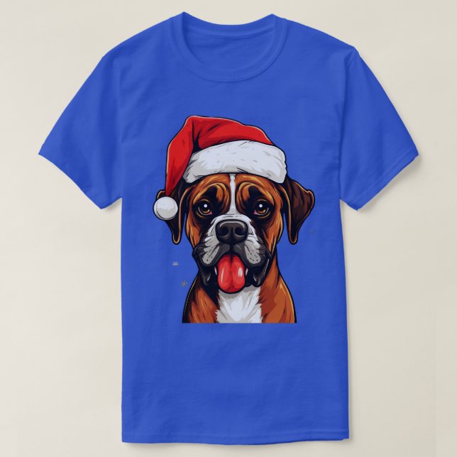 Camiseta Navidades de Boxer Dog (Diseño del anverso)