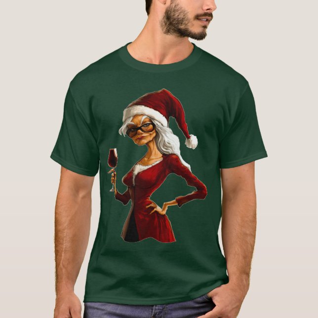 Camiseta Navidades de brujas divertidos (Anverso)
