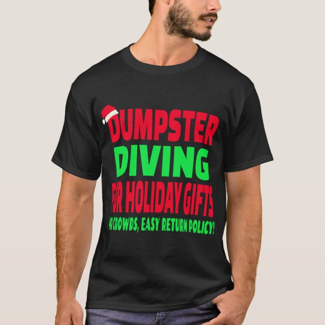 Camiseta Navidades de buceo Santa Hat (Anverso)