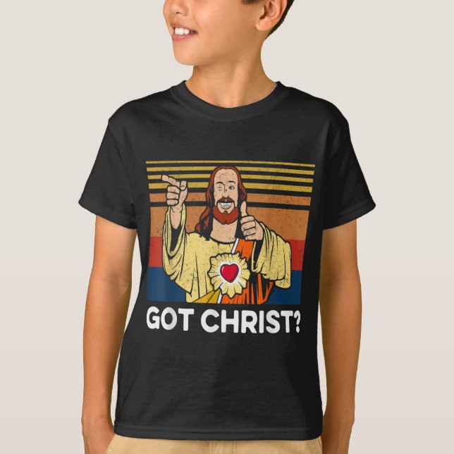 Camiseta Navidades de Buddy Christ Guay Jesucristo Religios (Anverso)