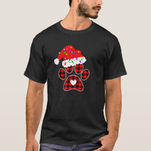 Camiseta Navidades De Búfalo Tapados Pasean Perro Con Santa