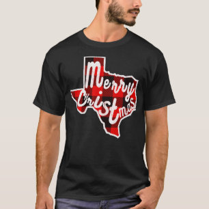 Camiseta Navidades de Buffalo Plaid Texas 2022