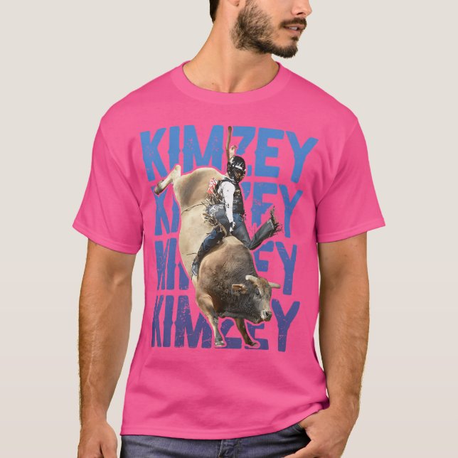 Camiseta Navidades de Bull Riders Rodeo Sage Cowboy Kimzey (Anverso)