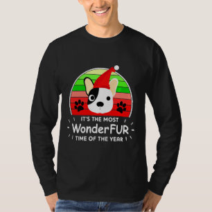 Camiseta Navidades De Bulldog De Bulldog Francés Por Perro