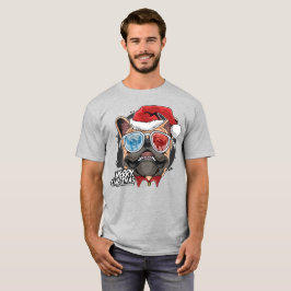 Camiseta Navidades de Bulldog de Guay en Francia