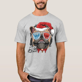 Camiseta Navidades de Bulldog de Guay en Francia