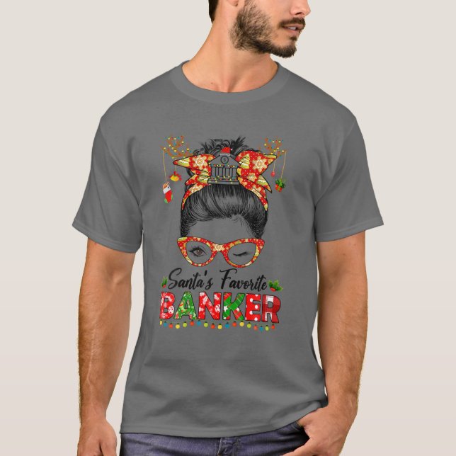Camiseta Navidades de Bun Hair, el banquero favorito de San (Anverso)