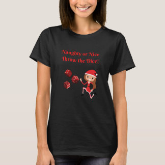Camiseta Navidades de Bunco traviesos o amables arrojar los