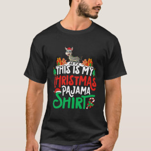 Camiseta Navidades de burro Camisas Pajama - Navidad de los